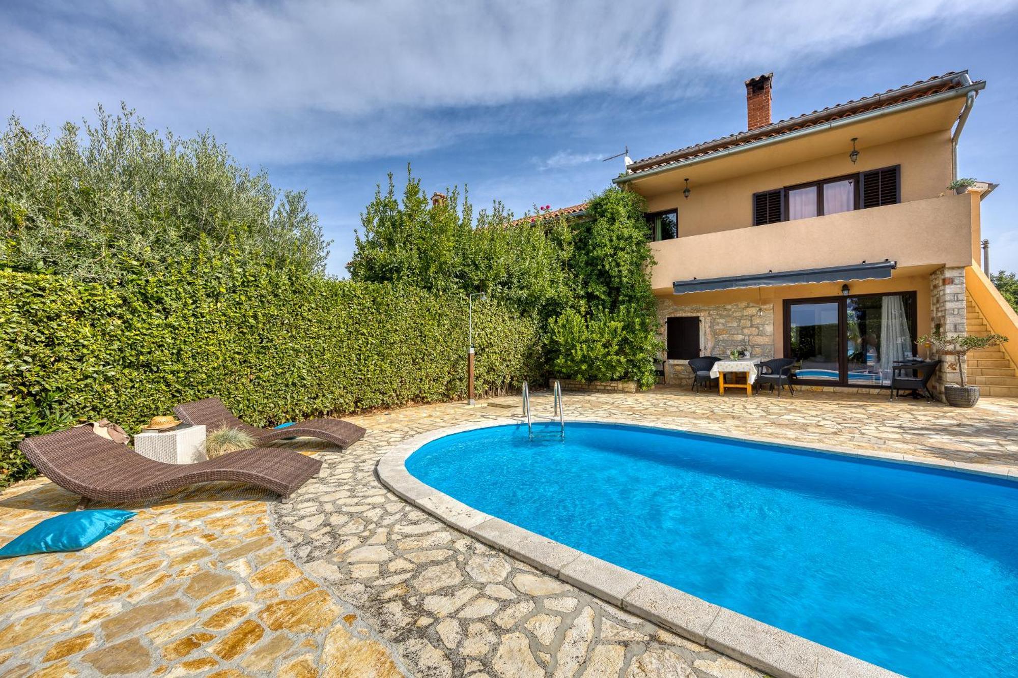 Holiday House Marinela With Private Pool And Fenced Garden Radetići Exterior foto
