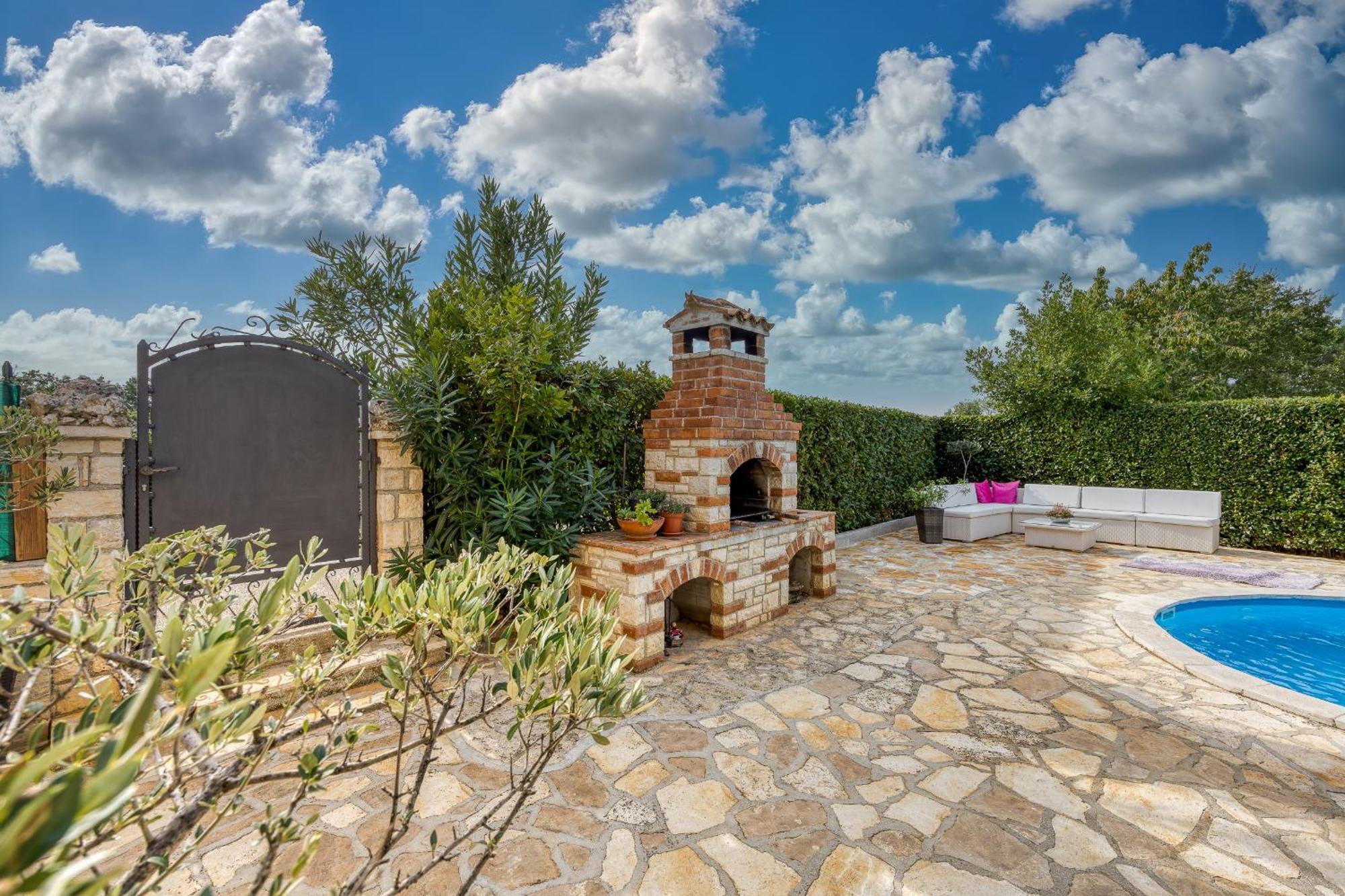 Holiday House Marinela With Private Pool And Fenced Garden Radetići Exterior foto