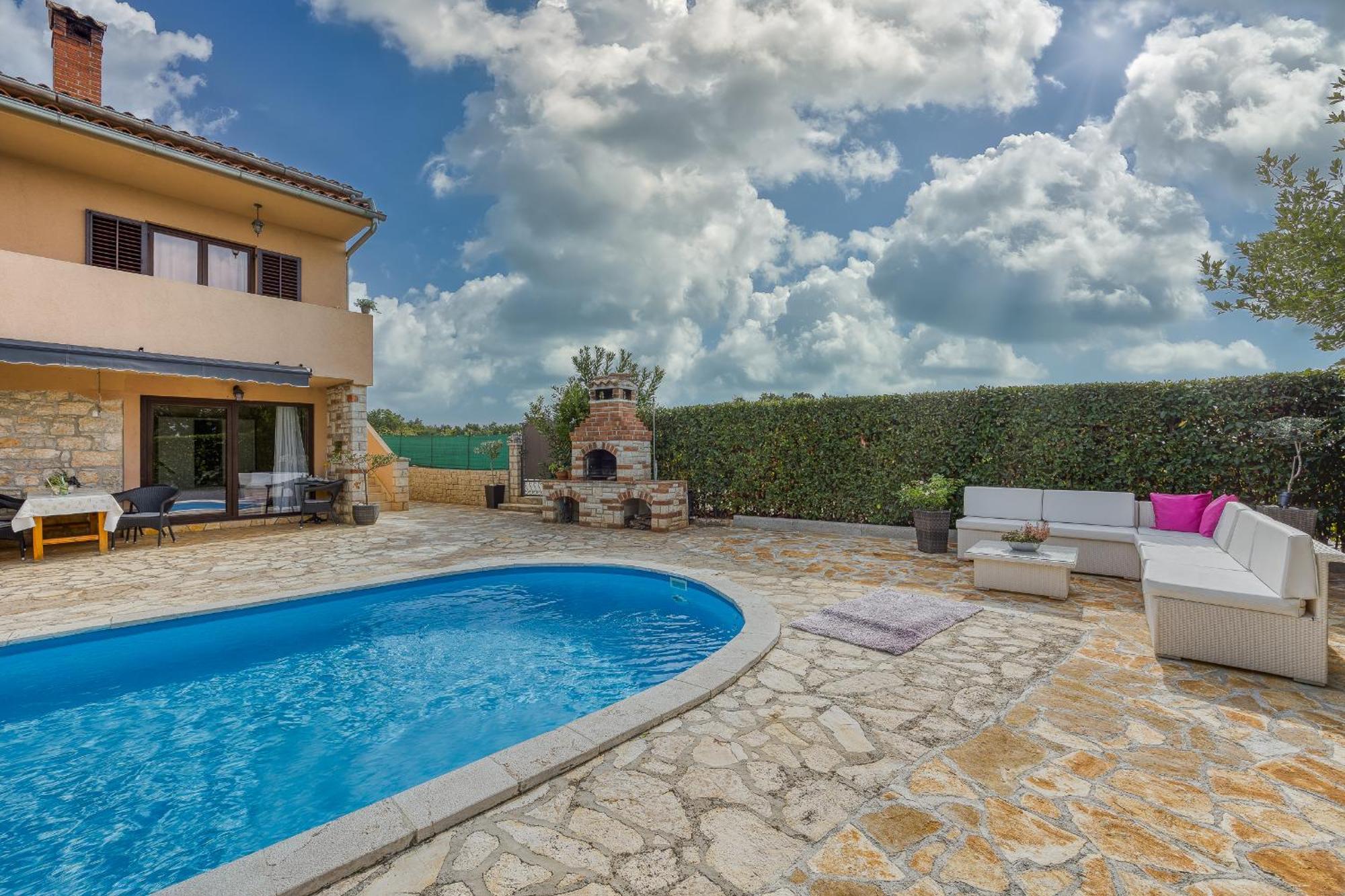 Holiday House Marinela With Private Pool And Fenced Garden Radetići Exterior foto