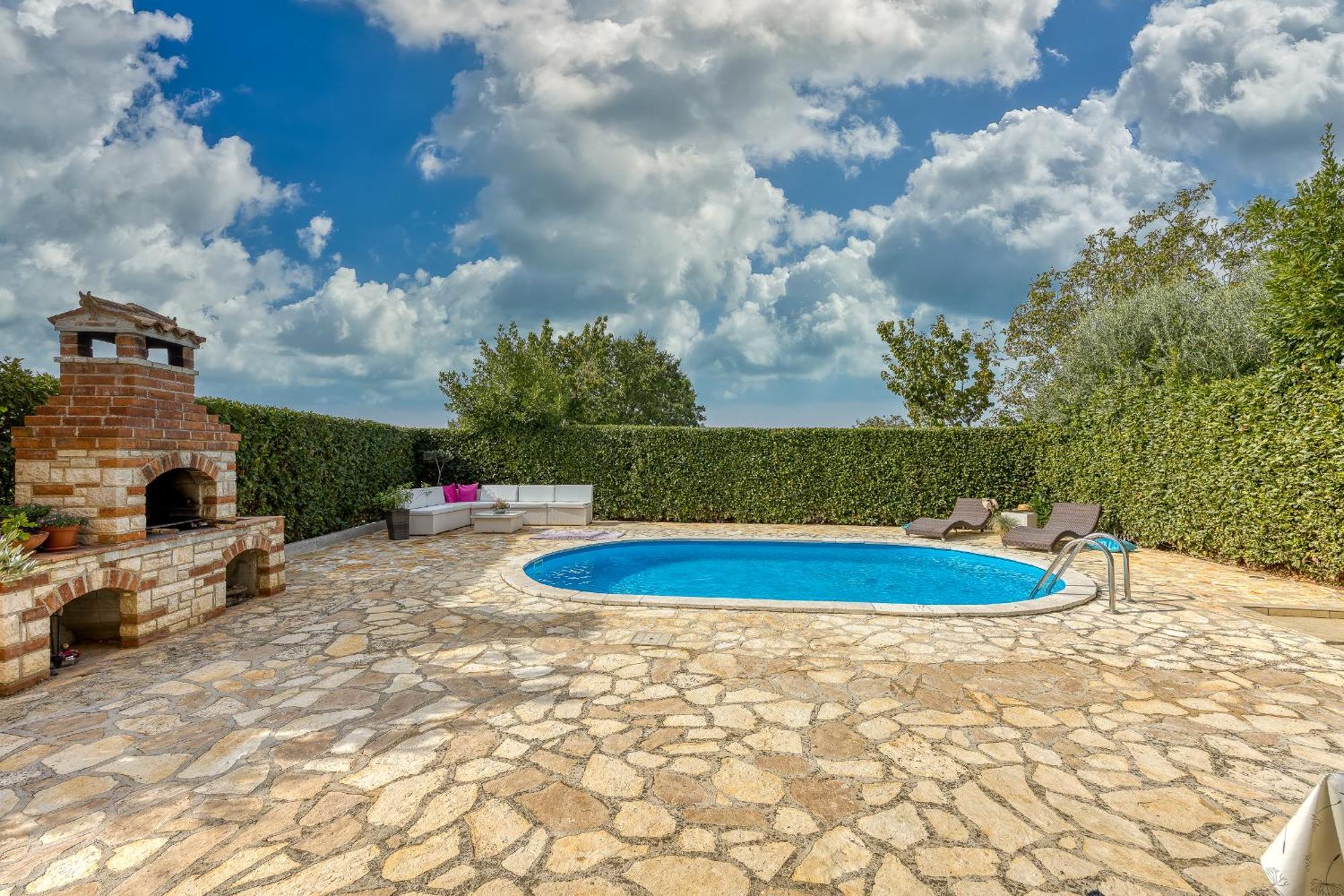 Holiday House Marinela With Private Pool And Fenced Garden Radetići Exterior foto